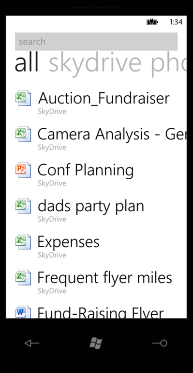 Microsoft detalla integración de SkyDrive con Windows Phone Mango