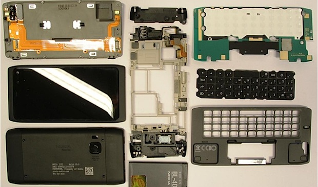 Interior del Nokia N950 revelado por la FCC