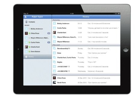 skype for ipad2 skype for ipad2