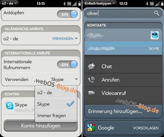 webos skype webos skype