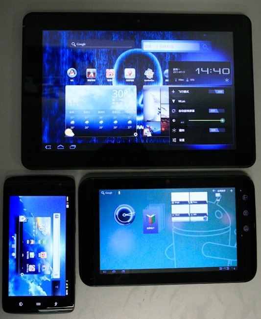 Dell Streak 10 Pro aparece en foto junto al Streak 7 y Streak 5