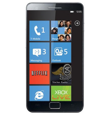 Samsung Galaxy S II versión Windows Phone 7 Mango en camino?
