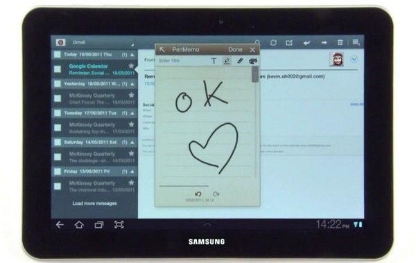 Video del Samsung Galaxy Tab 10.1 muestra nuevas características de TouchWiz UI