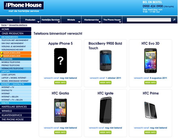 HTC Prime y HTC Ignite aparecen en minorista holandés