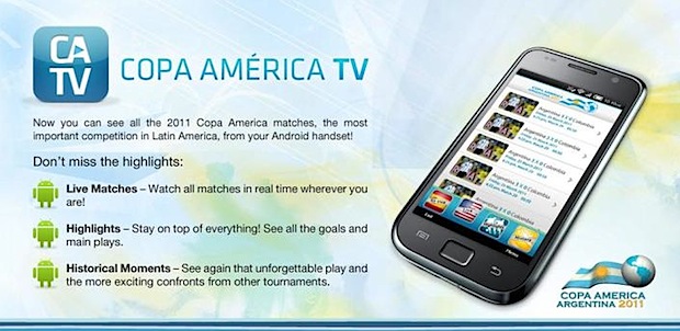 SPB lanza aplicación para ver partidos de la Copa América 2011 en iPhone, iPad y Android