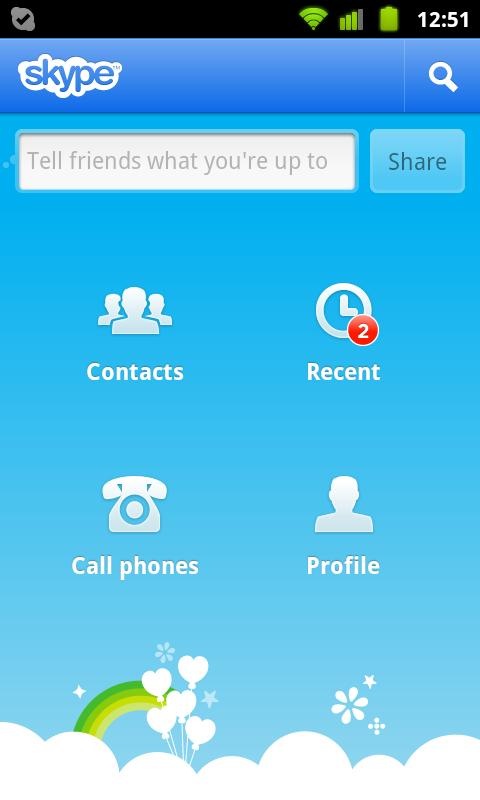 Skype 2.0 para Android hackeado para mayor compatibilidad