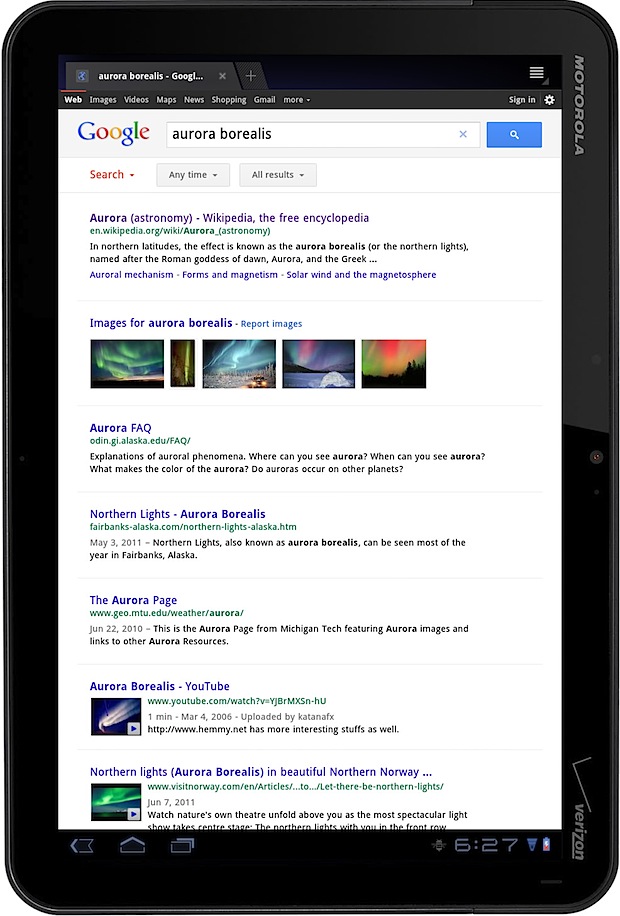 Google lanza una nueva experiencia de usuario de búsquedas en tablets