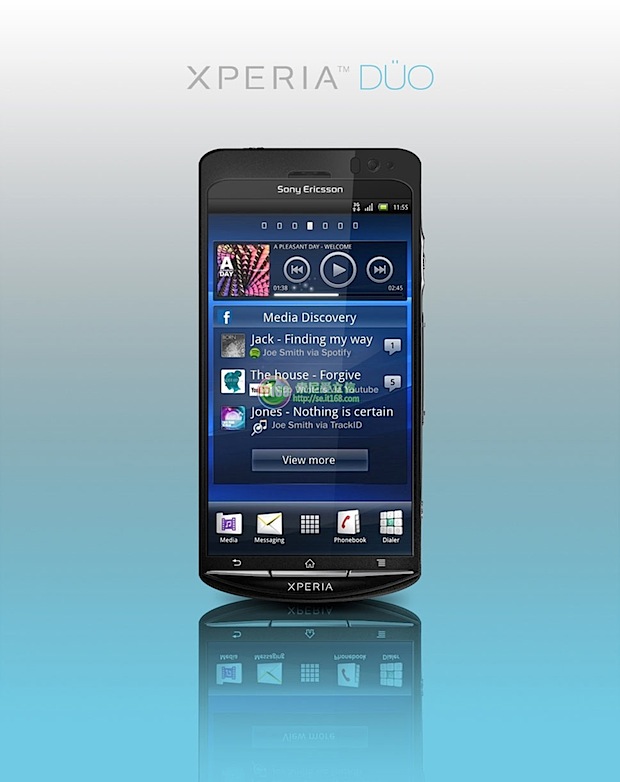 Sony Ericsson Xperia Duo aparece en foto de prensa, llegaría en Septiembre