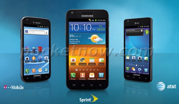 Trío de GALAXY S II para USA revelados