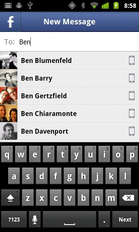 facebook messenger