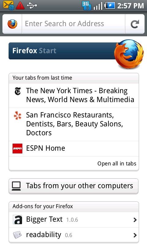 Firefox 6.0 para Android disponible para descargar
