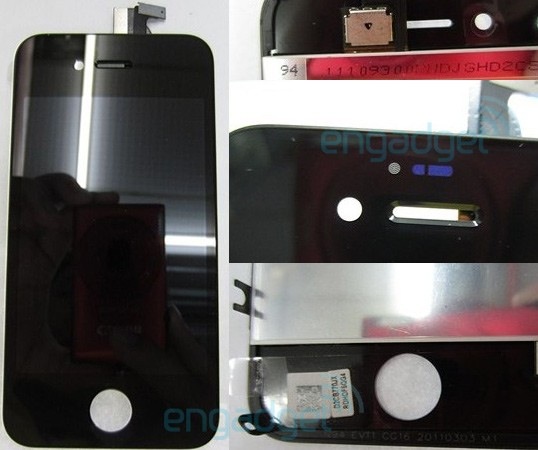 Paneles frontales del supuesto iPhone 4S aparecen
