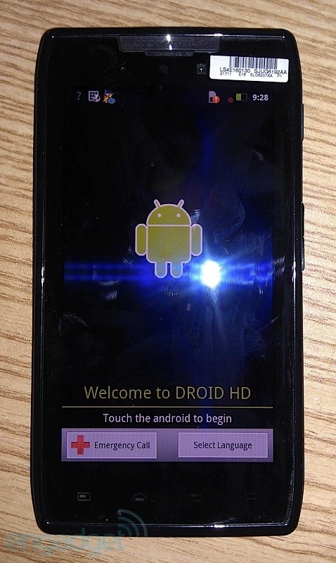 Motorola Droid HD aparece en fotos junto con el Droid Bionic