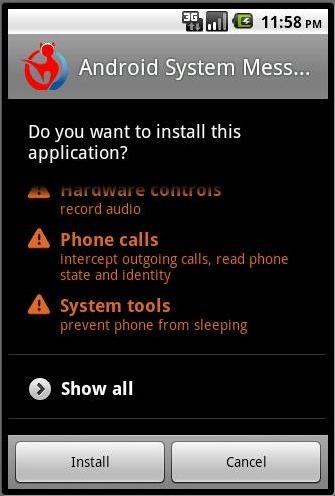 Malware en Android capaz de grabar llamadas telefónicas