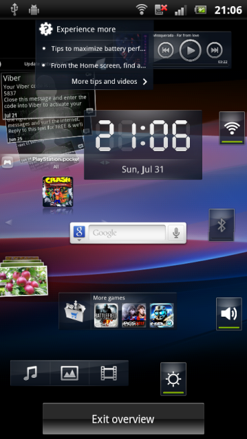 Nuevo Home Launcher de la línea Xperia de Sony Ericsson se filtra