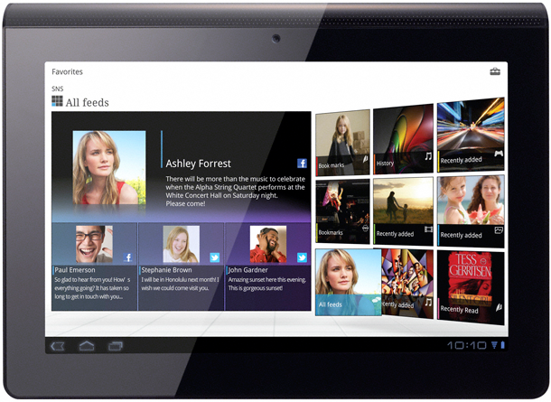 Detalles de tablets S1 y S2 de Sony emergen