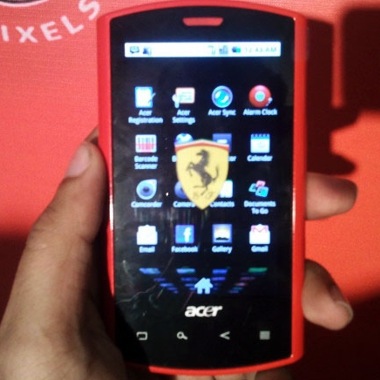 Acer Liquid Mini Ferrari edition Acer Liquid Mini Ferrari edition