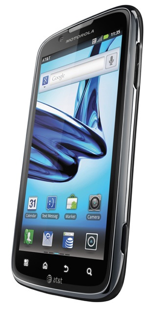 Motorola ATRIX 2, Samsung Captivate Glide presentados por AT&T