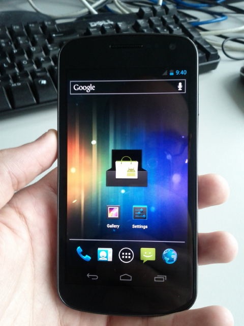 Samsung Nexus Prime con Android 4 ICS se filtra en fotos y video