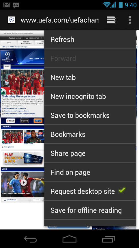 browser ICS