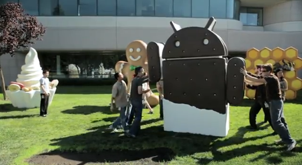 190M de dispositivos Android activados, Android Ice Cream Sandwich cerca