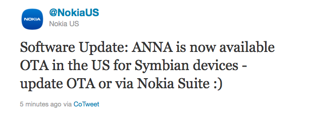 Actualización Symbian Anna para smartphones Nokia llega a USA