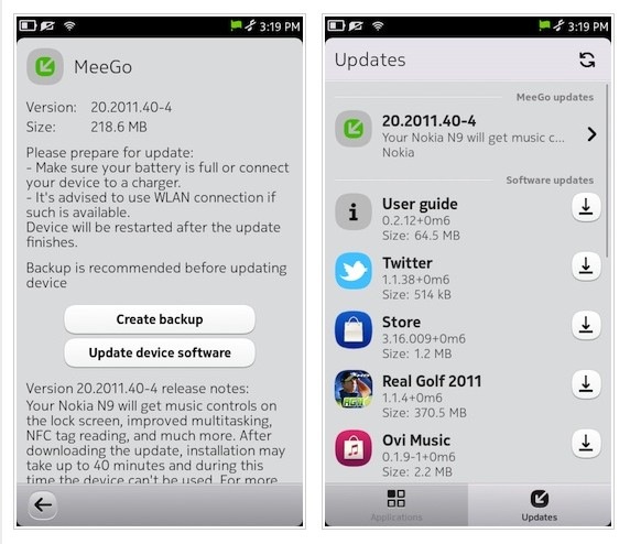 Nokia N9, Nokia X6 reciben actualizaciones de software