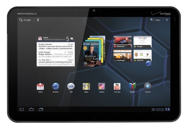 Actualización a Android 3.2 para Motorola XOOM Wi-Fi disponible en Europa