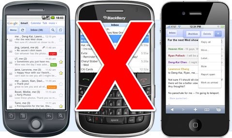 Google abandona soporte para aplicación Gmail para BlackBerry