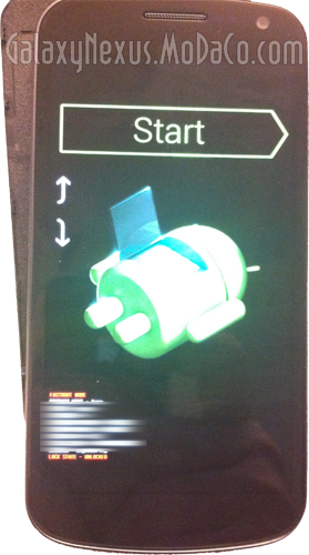 Samsung Galaxy Nexus rooteado antes de llegar al mercado