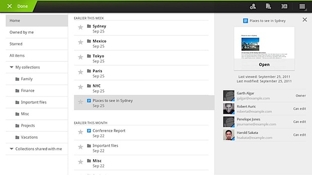 Google Docs y Google Reader para Android actualizados