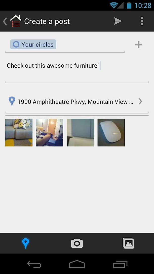 Google+ para Android actualizado con nueva interfaz de usuario
