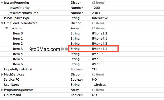 Apple iOS 5.1 beta menciona a un iPhone 5,1