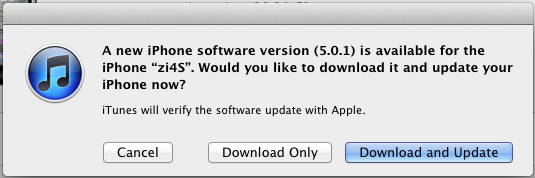 Apple lanza iOS 5.0.1 para iPhone, iPad y iPod Touch