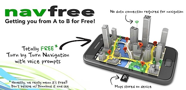 La aplicación de navegación GPS asistida Navfree llega a Android Market