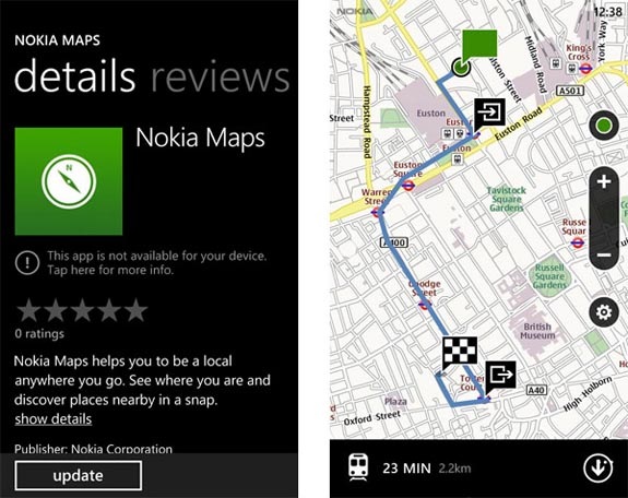 Nokia Maps estará disponible para cualquier smartphone Windows Phone