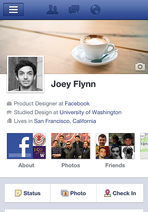 Facebook Timeline disponible en Android y versión web móvil