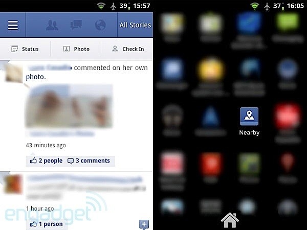 Facebook para Android en nueva versión se filtra en fotos