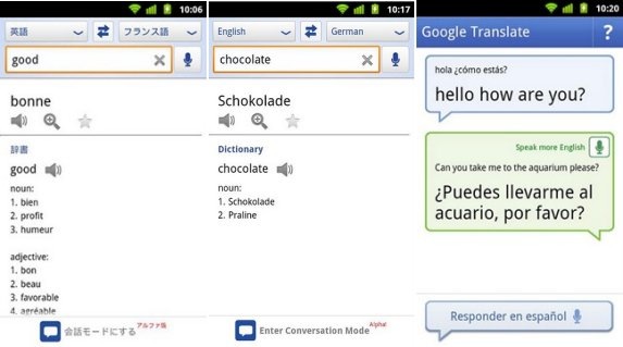 Traductor de Google para Android actualizado con reconocimiento de escritura de mano