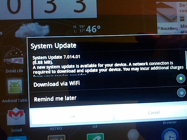 Acer Iconia Tab A500 recibe actualizaciones: velocidad y nueva versión de Android Market