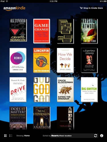Kindle para iOS actualizado con soporte PDF, revistas y diarios