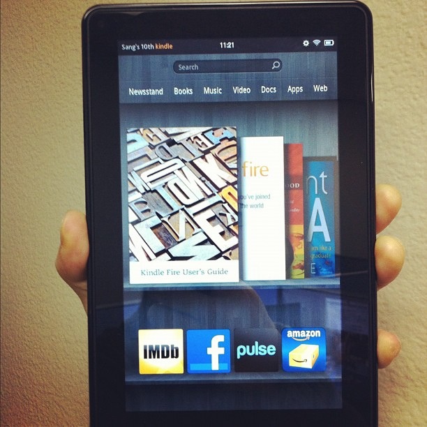 Amazon vende más de 4 millones de tablets Kindle en Diciembre