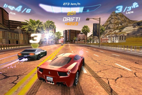 Asphalt 6: Adrenaline gratis por tiempo limitado en el App Store de Apple