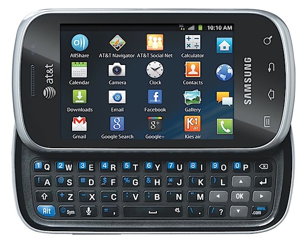 Samsung Galaxy Appeal anunciado por AT&T