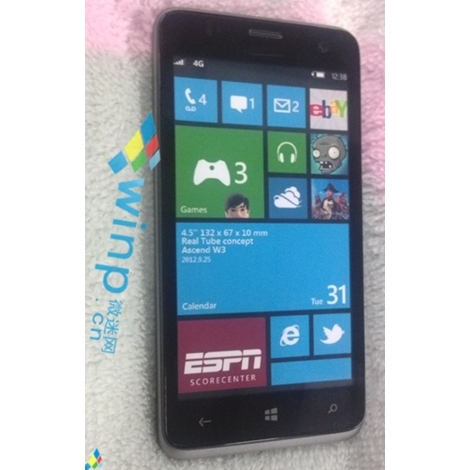 Huawei presentaría al Ascend W2 con Windows Phone 8 en MWC