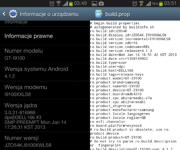 Samsung Galaxy S II comienza a recibir Android 4.1.2 Jelly Bean