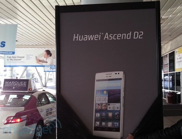 Huawei Ascend D2 aparece en cartel en CES