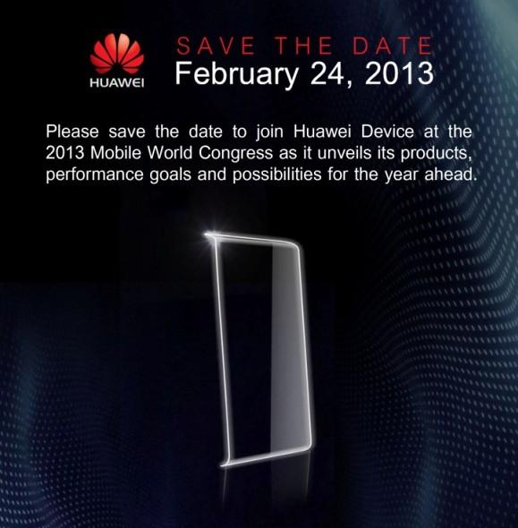 Huawei prepara evento para MWC 2013