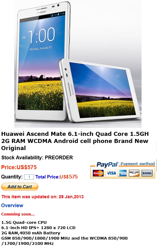 Ascend mate China