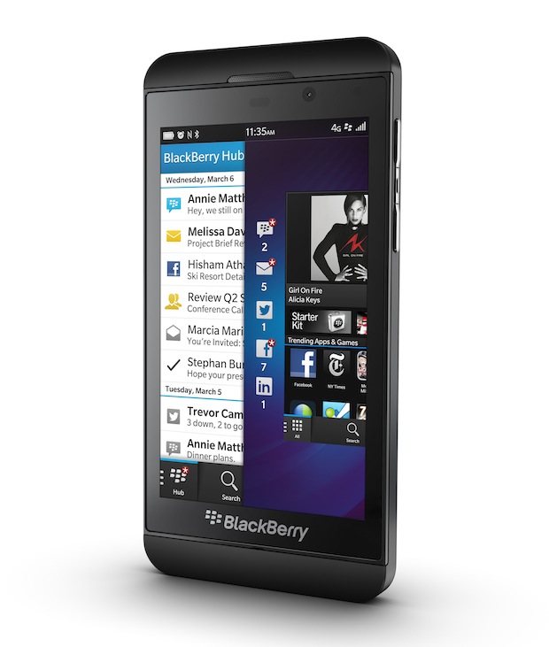 Ventas de BlackBerrry Z10 superan expectativas